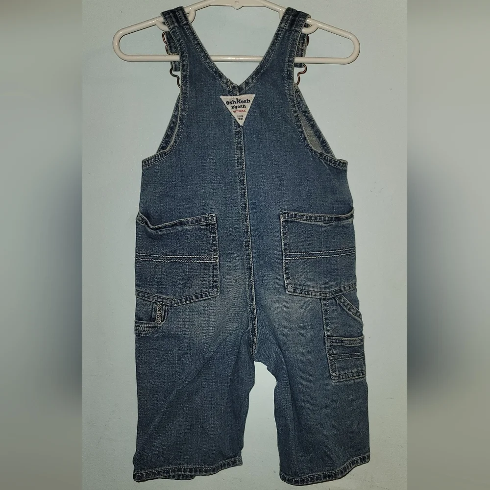 Vintage Osh kosh bgosh Denim jean overalls 12 months
